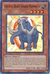 Crystal Beast Amber Mammoth - RYMP-EN044 - Super Rare - 1st Edition